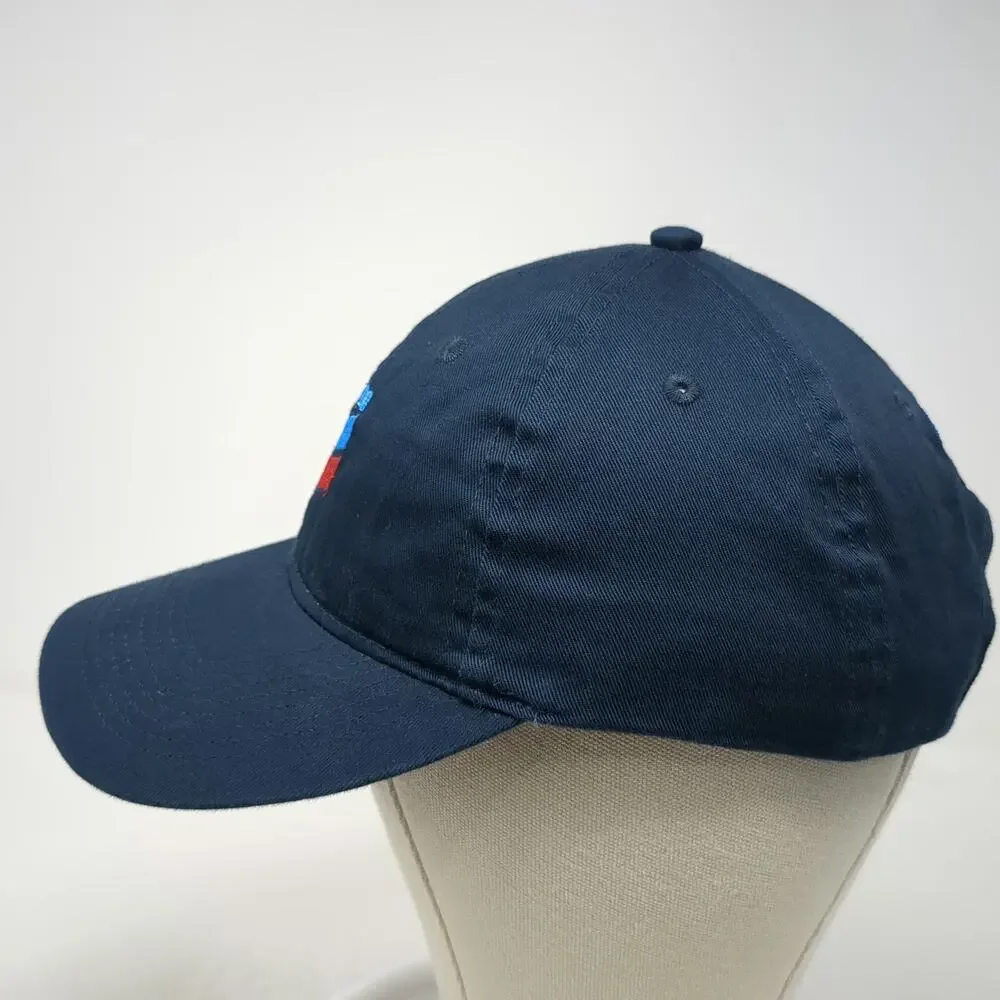 Port & Company Baseball Cap Blue One Size Chevron Ocean State Oil Strapback Hat